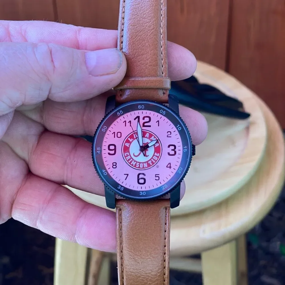 COPY - Alabama Crimson Tide watch NWOT combination with elephant plush toy
